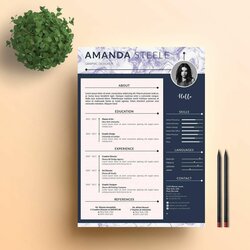 Superior Modern Resume Template Free To Download Personalize Templates Examples Format