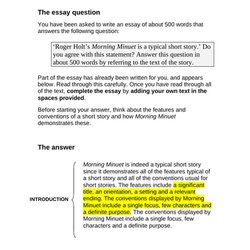 Spiffing Essay Writing The Short Story Teaching Resources Width