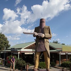 Brilliant Ned Kelly Hero Or Villain The Sergeant Kennedy Stringy Policemen Large