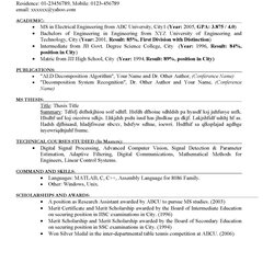 How To Write Good Resume Example Sample Job Should