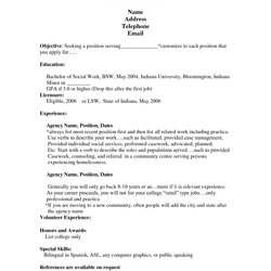 How To Write Your First Resume Example With No Work Template Job Basic Examples Samples Sample After