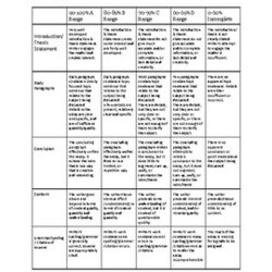 Supreme Paragraph Essay Rubric By Wonders Teachers Pay Original