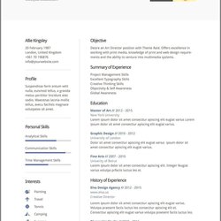 Very Good Microsoft Word Resume Templates With Photo Example Gallery