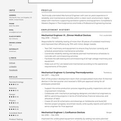 Marvelous Mechanical Engineer Resume Writing Guide Templates