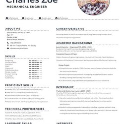 Matchless Mechanical Engineering Resume Templates Doc Template Engineer Fresher Word Format Freshers Student