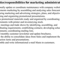 Marketing Administrator Job Description
