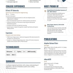 Marketing Resume Example And Guide For Freshers Fresher Hired Intern Experienced Generated Embedded
