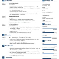 Exceptional Marketing Resume Examples For Any Industry In Manager Example Templates Template