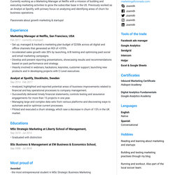 Marketing Manager Resume Example Guide Examples Good Fill Simple Easy Template Skills Create Templates