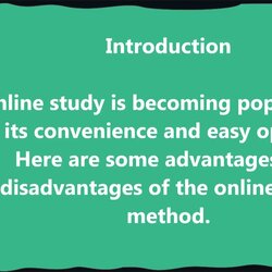 Superior Online Education Essay Advantages Of