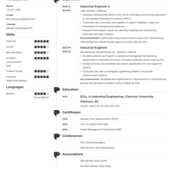 Wizard Industrial Engineer Resume Examples Guide Example Template Muse