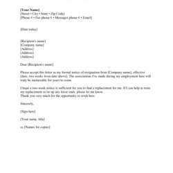 Legit Letter Of Resignation Header Sample Resign Word Manager Samples Formal Manger Writing Template Example