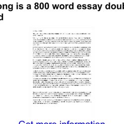 Legit How Long Is Word Essay Double Spaced Google Docs