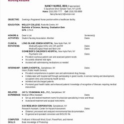 Cool Resume Objective For Nursing Latter Example Template Sample Objectives Nurse Registered Resumes Source