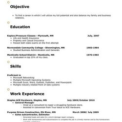The Highest Quality Catchy Resume Objective Examples Student Retail Sample Part Info