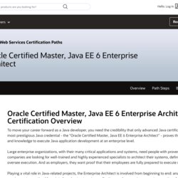 Admirable Best Java Certifications Online In Updated Architect Certified Oracle Enterprise Master