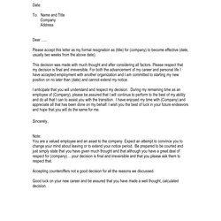 Very Good How To Properly Write Resignation Letter Scrumps Sample Business Template Essay Professional