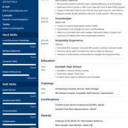 Cool Hospitality Resume Example Guide Skills Scientist Representative Objective