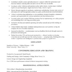 Maintenance Manager Resume Sample All Trades Writing Service Letter Cover Project Building Samples Job
