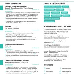 Great Musk One Page Resume Good Examples Template Rated Sample Templates Curriculum Builder Make Format