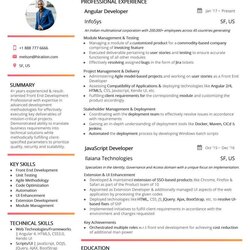 Eminent One Page Resume Templates Ultimate Guide With Examples California Template