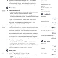 Wonderful One Page Resume Templates To Fill In Download Template Format Examples