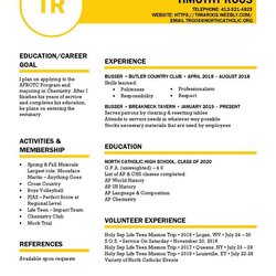 Resume Template Page Orig
