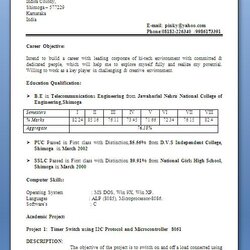 Supreme Resumes Download Resume Format