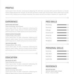Wonderful Free Simple Perfect Resume Layout Template And Cover Letter In Word Format