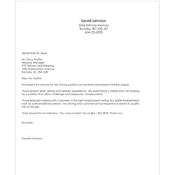 Writing Cover Letter Examples Example Letters