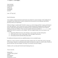 Superb Example Of Cover Letter Sample Email Samples Manager Project Signature Quotes Simple Letters Teamwork