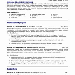 Marvelous Medical Resume Examples Lovely Billing And Coding Coder Samples Summary Resumes Manager Billed