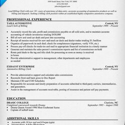 Tremendous Pin On Resume Samples Across All Industries Sample Medical Billing Clerk Examples Job Objective