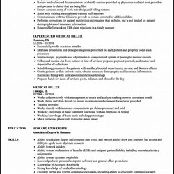 Perfect Medical Billing And Coding Resume Examples Sample Example Samples Jobs Job Velvet