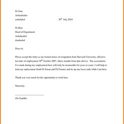Super Microsoft Word Letter Of Resignation Template For Your Needs Letters Sample Format Job Bank Account