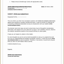 Cool Resignation Letter Sample Word Doc Of Template Luxury Templates