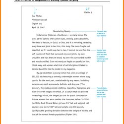 Superlative Short Essay Format Example Paper Template Analysis Critical English Resume