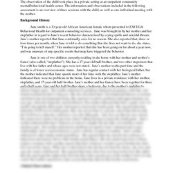 Swell Observational Essay Observation Classroom Example Preschool Paper