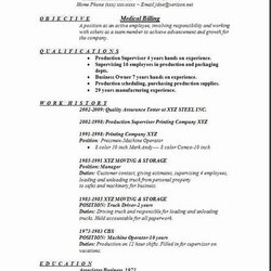 Medical Billing Resume Occupational Examples Samples Free Edit With Word Resumes Sample Cover Example