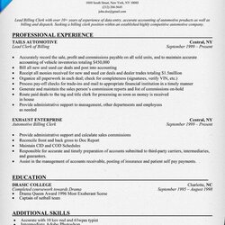 Splendid Medical Billing Specialist Resume Samples That You Can Imitate