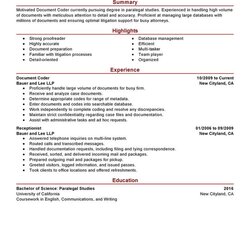 Sample Resumes For Medical Billing And Coding Specialist Resume Examples Example Legal Coder Cover Objective