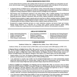 Out Of This World Sample Human Resources Manager Resume Resumes Examples Objective Executive Hr Samples