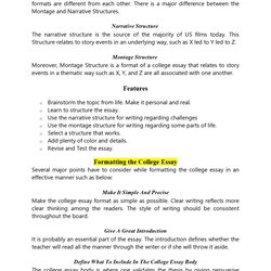 Super Writing Good College Essay How To Write The Best Application Format