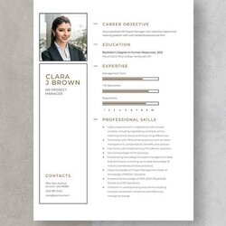 Marvelous Free Sample Hr Manager Resume Templates In Ms Word Template Project