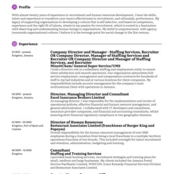 Resume Sample For Hr Manager Templates Human Consultant Resources Examples Officer Samples Real People Image