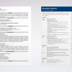 Admirable Human Resources Hr Manager Sample Templates For Resume Example