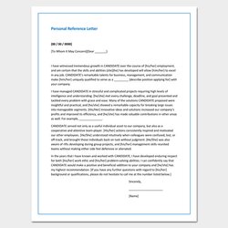 Brilliant Academic Recommendation Letter Samples Printable Formats Personal Employment Reference