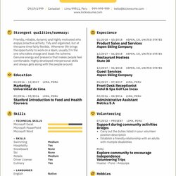 The Highest Quality Front Office Job Resume Sample Example Gallery