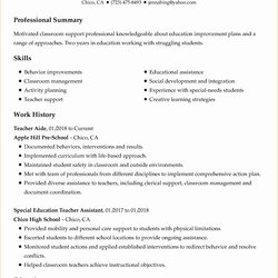 Fine Free Job Specific Resume Templates Of Samples Experience Resumes Industry Level Word Teacher Microsoft