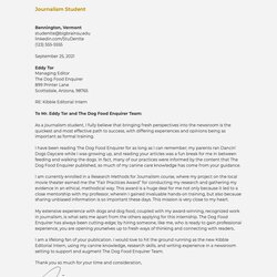 Swell How To Write Cover Letter For An Internship Blog Example On Template